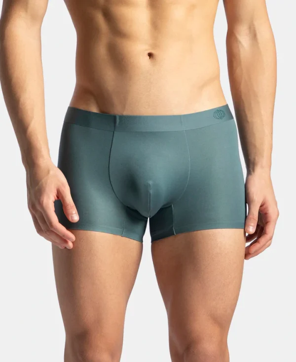 Jockey Texcelight Microfiber Elastane Stretch Seamfree Bonded Tech Solid Trunk - IC45 Pack Of 1